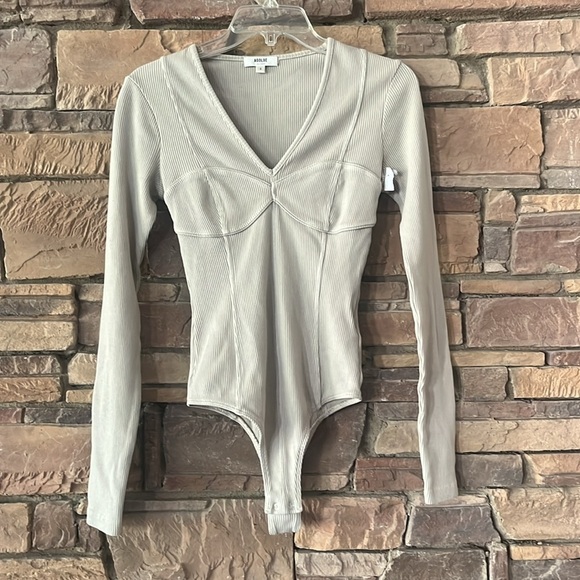 NWT AGOLDE Devlin Thong Bodysuit! - Picture 5 of 9
